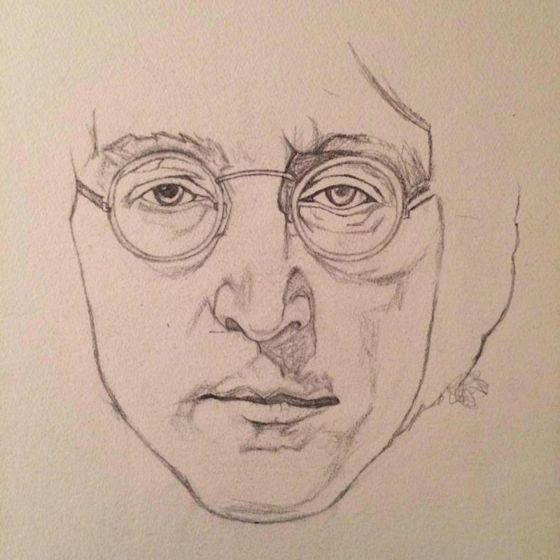John Lennon work in progress(sketch)